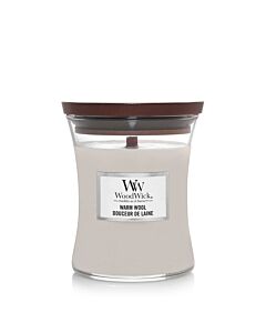 Woodwick Warm Wool Medium Hourglass Candle